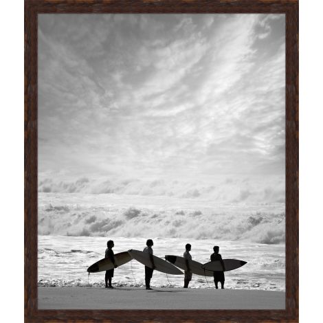 Gray Surf Silhouette-Wendover-WEND-WPH1854-Wall Art-1-France and Son