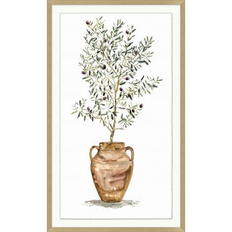 Potted Olive Tree-Wendover-WEND-WTUR0312-Wall Art-1-France and Son