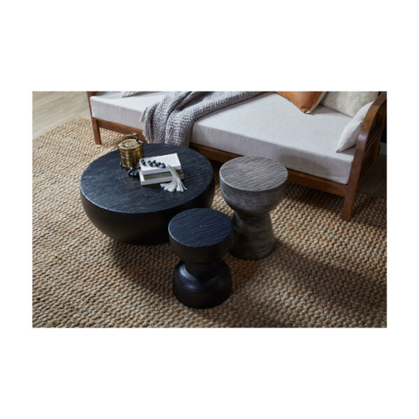 Hewn Occasional Table Medium-Union Home Furniture-UNION-LVR00101-Side TablesBlack-4-France and Son