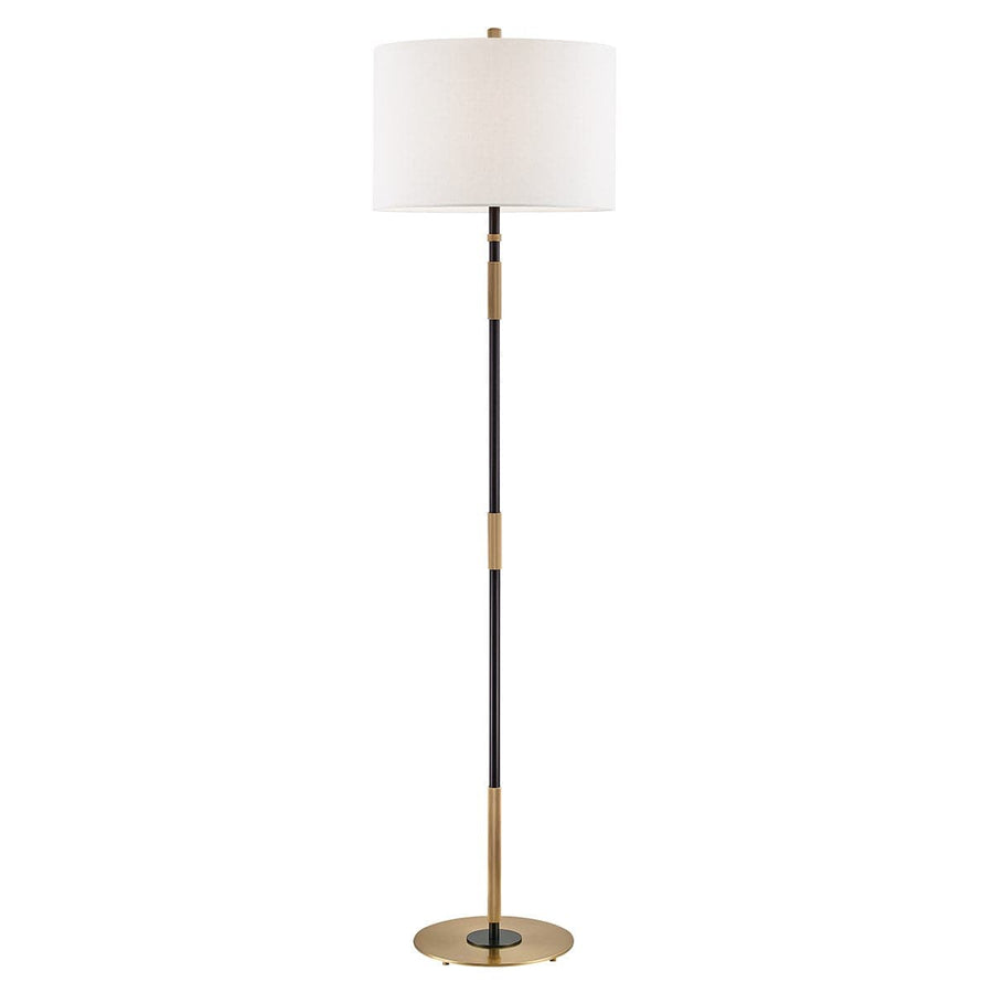 Bowery Floor Lamp-Hudson Valley-HVL-L3724-AOB-Floor LampsAged Old Bronze-1-France and Son