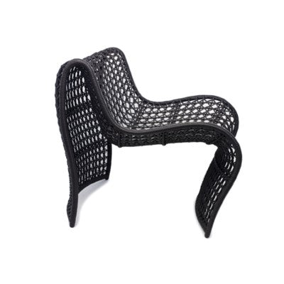 Lola Occasional Chair - Outdoor-Oggetti-OGGETTI-05-LL CHR/OD/BR-1-Outdoor Lounge ChairsBrown-2-France and Son