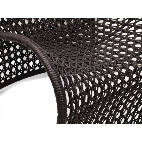 Lola Occasional Chair - Outdoor-Oggetti-OGGETTI-05-LL CHR/OD/BR-1-Outdoor Lounge ChairsBrown-3-France and Son