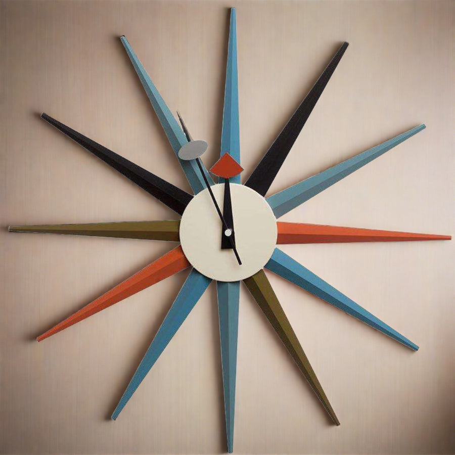 Nelson Sunburst Clock 