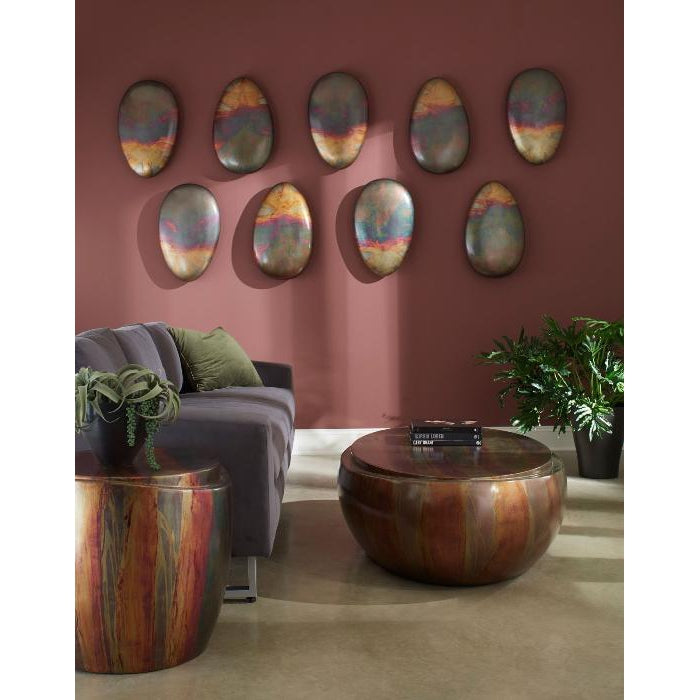 Patina Wall Stone Oval-Phillips Collection-PHIL-PH98974-Wall Art-2-France and Son