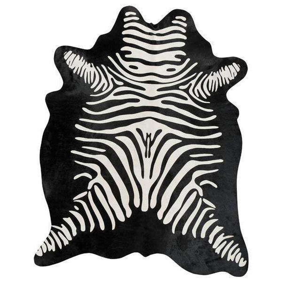 Zebra Reverse Animal Print Cowhide