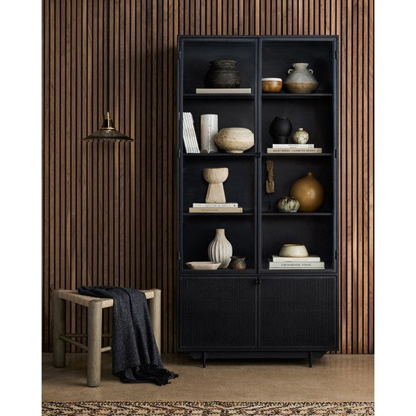 Hendrick Cabinet-Four Hands-FH-102079-002-Bookcases & CabinetsBlack-2-France and Son