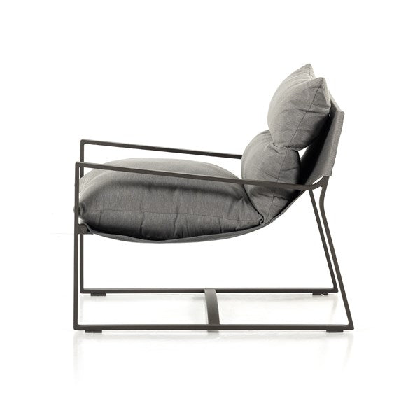 Avon Outdoor Sling Chair-Four Hands-FH-102479-003-Outdoor Lounge ChairsStone Grey-18-France and Son