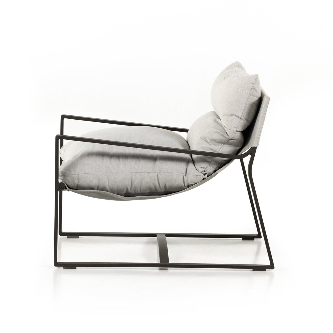 Avon Outdoor Sling Chair-Four Hands-FH-102479-003-Outdoor Lounge ChairsStone Grey-10-France and Son