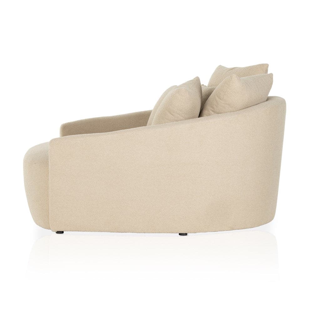 Chloe Media Lounger-Four Hands-FH-UATR-058-847P-Lounge ChairsDelta Bisque-8-France and Son