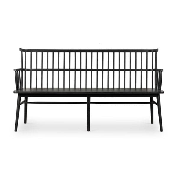 Aspen Large Bench - Black Oak-Four Hands-FH-104499-003-Benches-4-France and Son