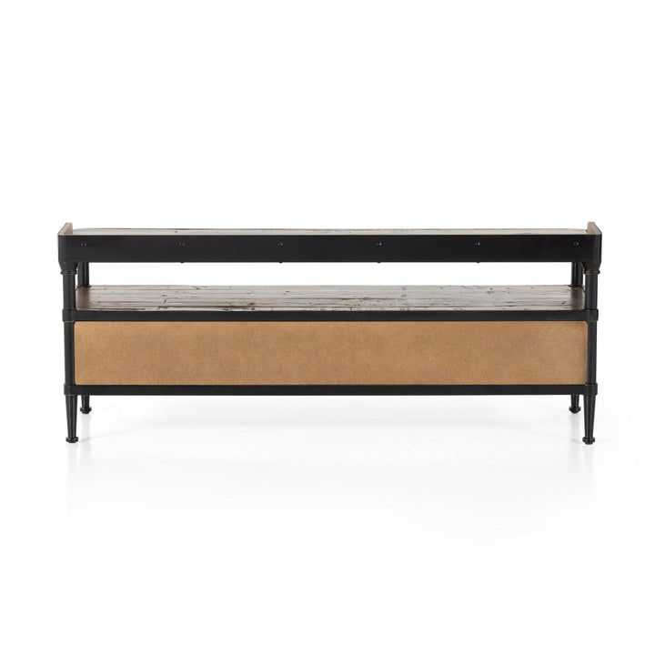 Ivana Storage Entry Bench - Natural-Four Hands-FH-105337-002-Media Storage / TV Stands-4-France and Son