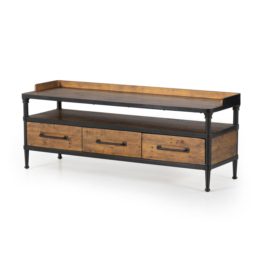 Ivana Storage Entry Bench - Natural-Four Hands-FH-105337-002-Media Storage / TV Stands-1-France and Son