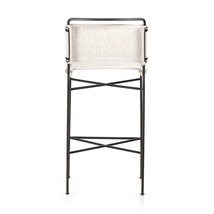 Wharton Bar + Counter Stool-Four Hands-FH-105861-025-Bar StoolsCounter-Distressed Black Faux Leather-37-France and Son