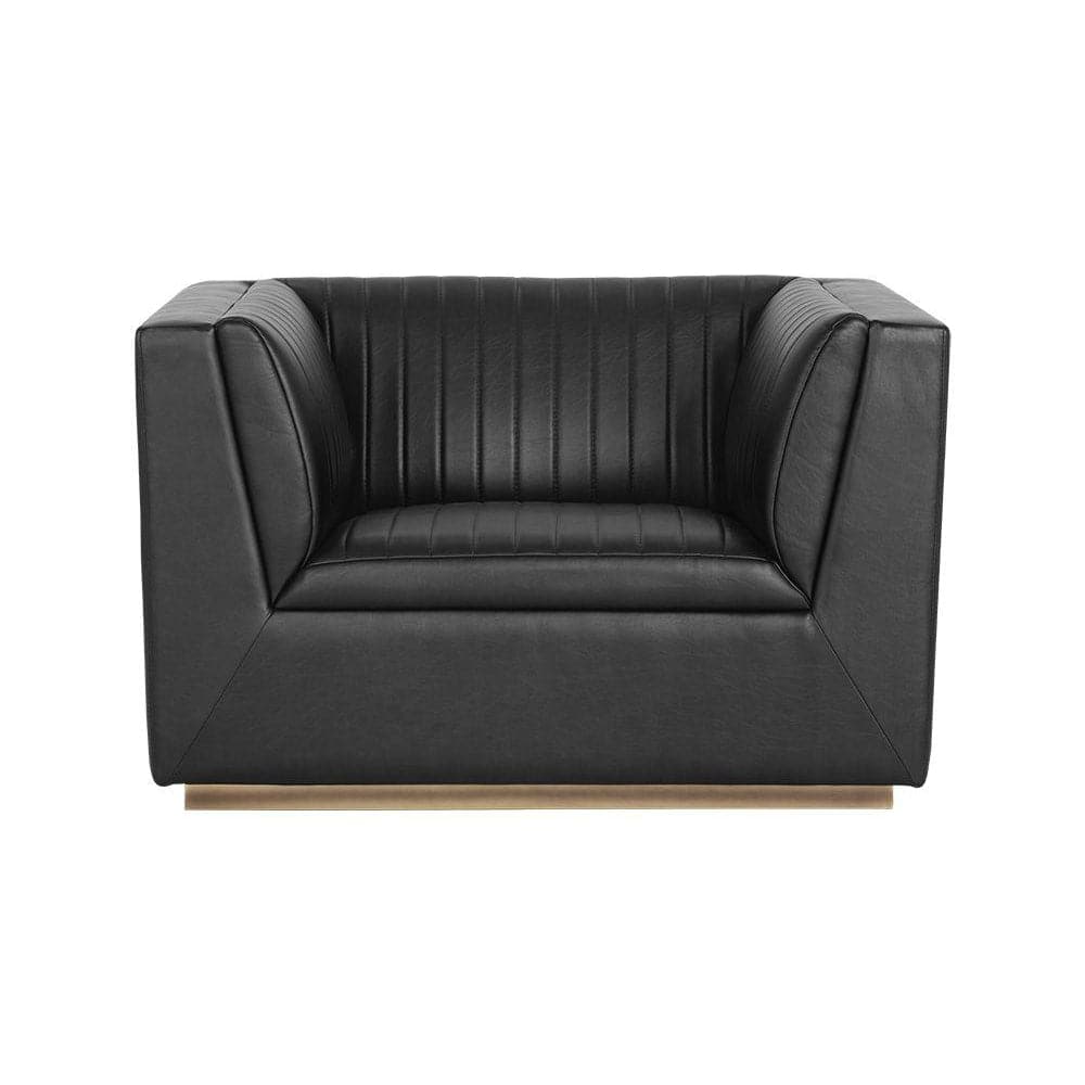 Bradley Armchair-Sunpan-SUNPAN-106136-Lounge Chairsvintage black-5-France and Son