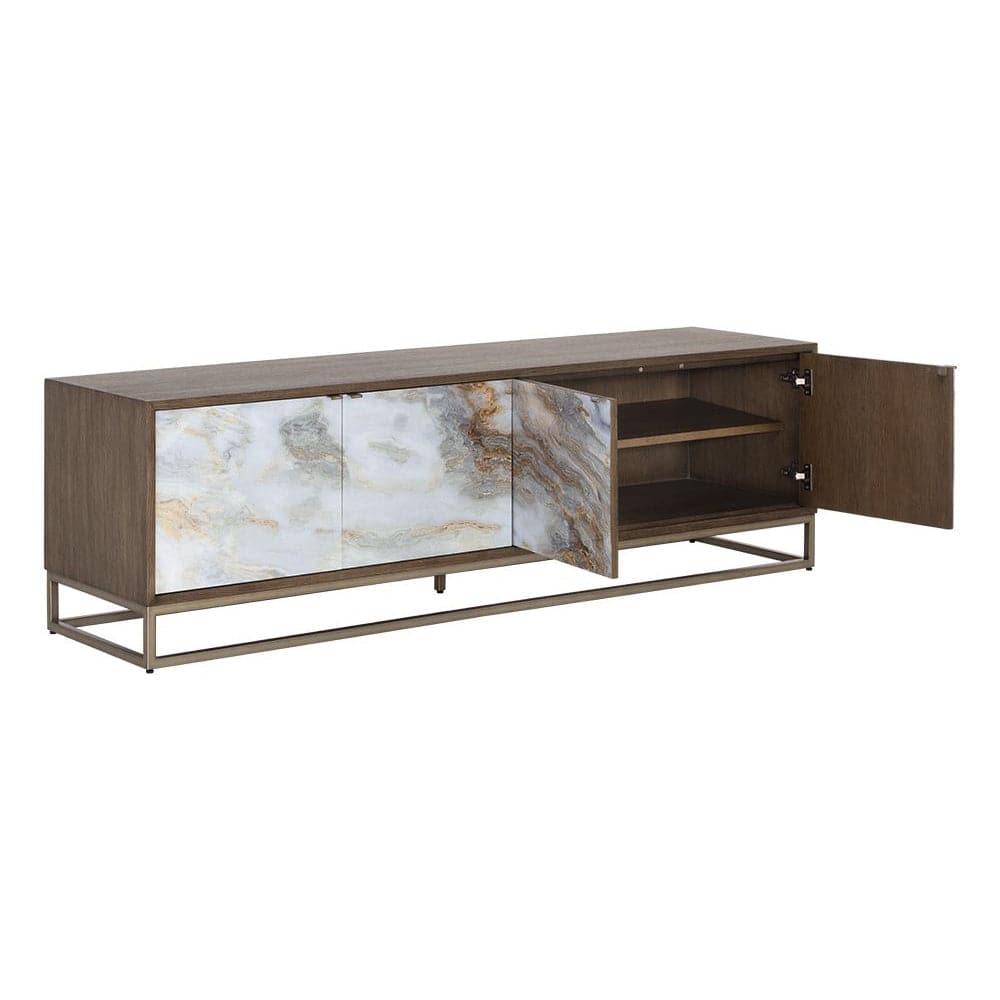 Fuentes Media Stand-Sunpan-SUNPAN-106751-Media Storage / TV Stands-3-France and Son