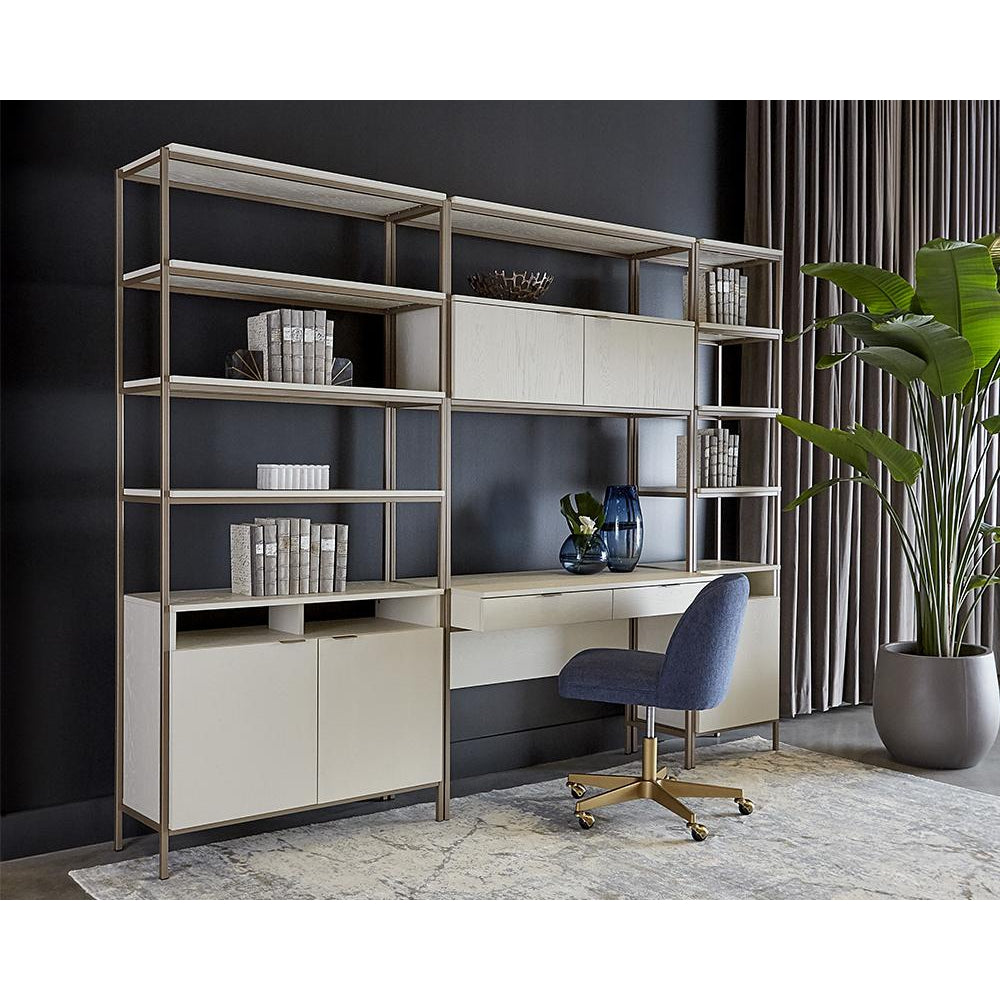 Ambrose Modular Bookcase-Sunpan-STOCKR-SUNPAN-107645-Bookcases & CabinetsSmall-3-France and Son