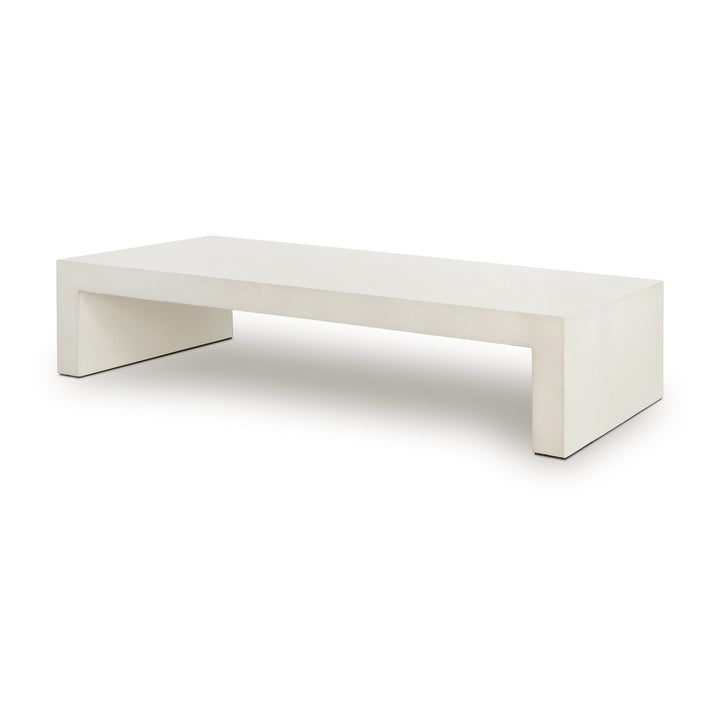 Parish Coffee Table-Four Hands-FH-107703-003-Coffee TablesWhite Concrete-2-France and Son