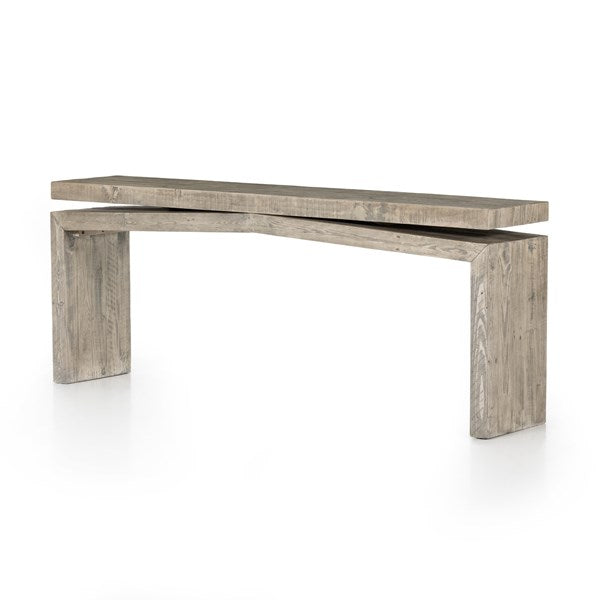 Matthes Console Table-Four Hands-FH-107936-007-Console TablesWeathered Wheat-2-France and Son