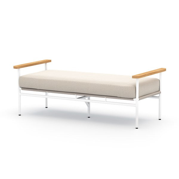 Aroba Outdoor Bench - 53" - Faye Sand-Four Hands-FH-108473-005-Benches-1-France and Son