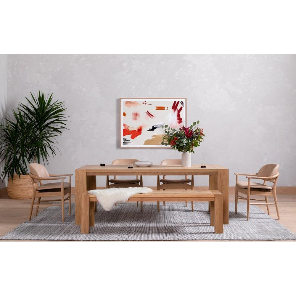 Capra Dining Table - Light Oak Resin-Four Hands-FH-108598-001-Dining Tables-2-France and Son