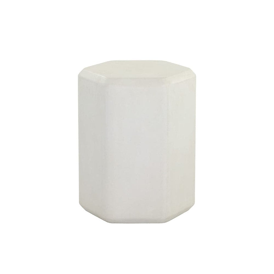 Spezza End Table - High - White-Sunpan-SUNPAN-108954-Side Tables-1-France and Son