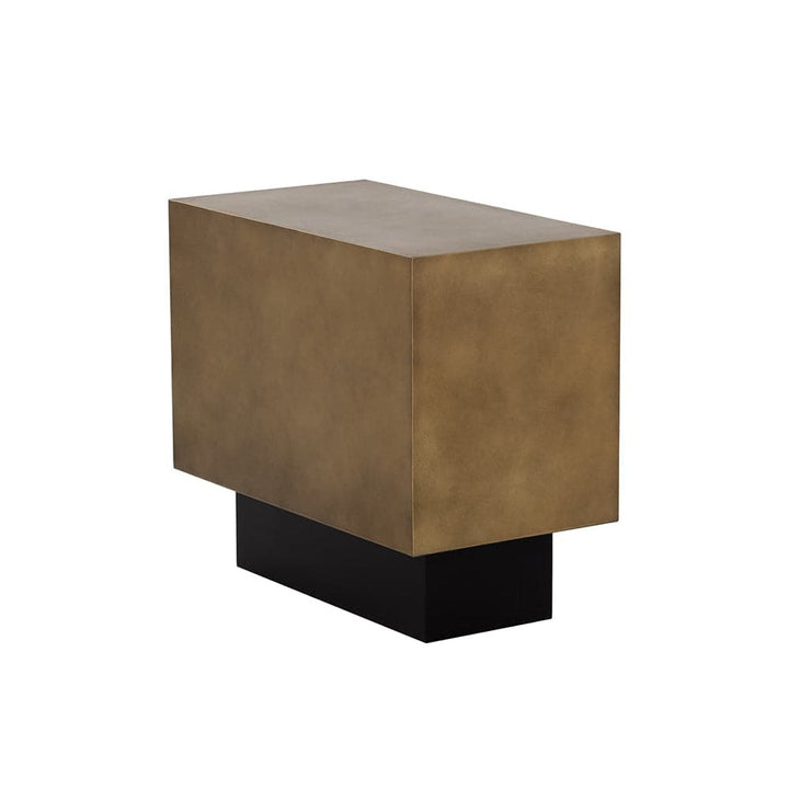 Blakely End Table-Sunpan-SUNPAN-109023-Side TablesAntique Brass-4-France and Son