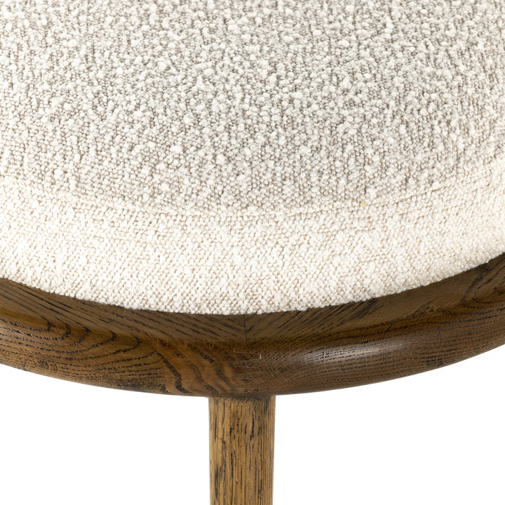 Petra Ottoman - 21" Knoll Natural-Four Hands-FH-109316-006-Stools & Ottomans-7-France and Son