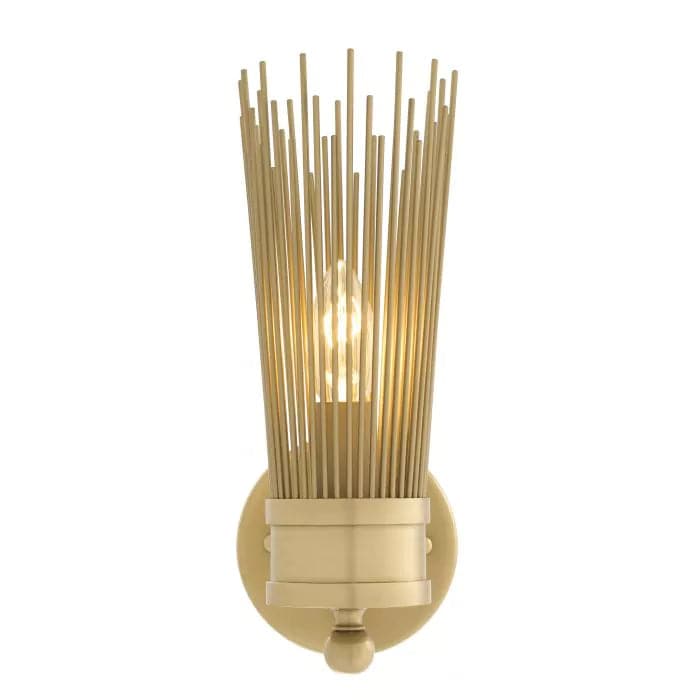 Wall Lamp Romeo Single antique brass finish-Eichholtz-EICHHOLTZ-113548UL-Wall Lighting-2-France and Son