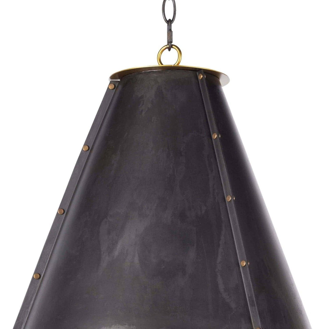French Maid Chandelier Small - Black-Regina Andrew Design-STOCKR-RAD-16-1220BBNB-Chandeliers-4-France and Son