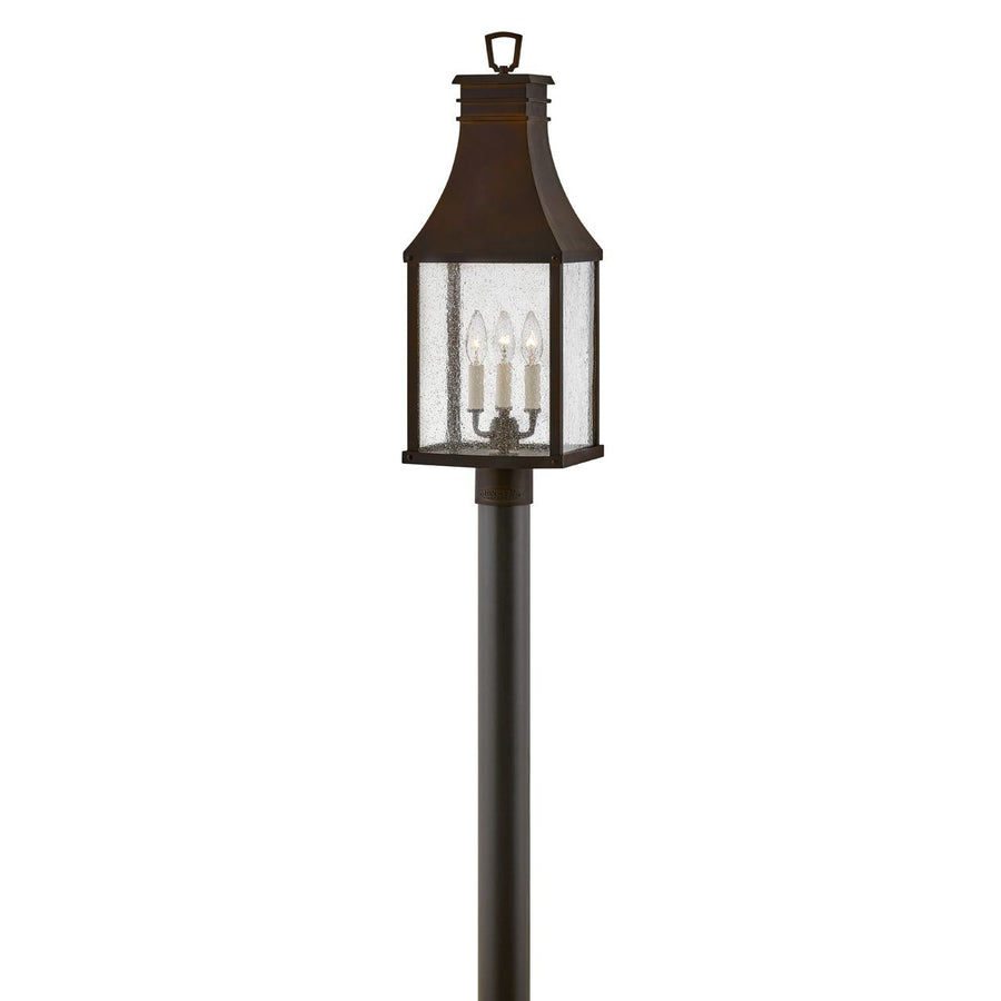 Outdoor Beacon Hill - Large Post Top or Pier Mount Lantern-Hinkley Lighting-HINKLEY-17461BLC-Outdoor Post LanternsBlackened Copper-1-France and Son