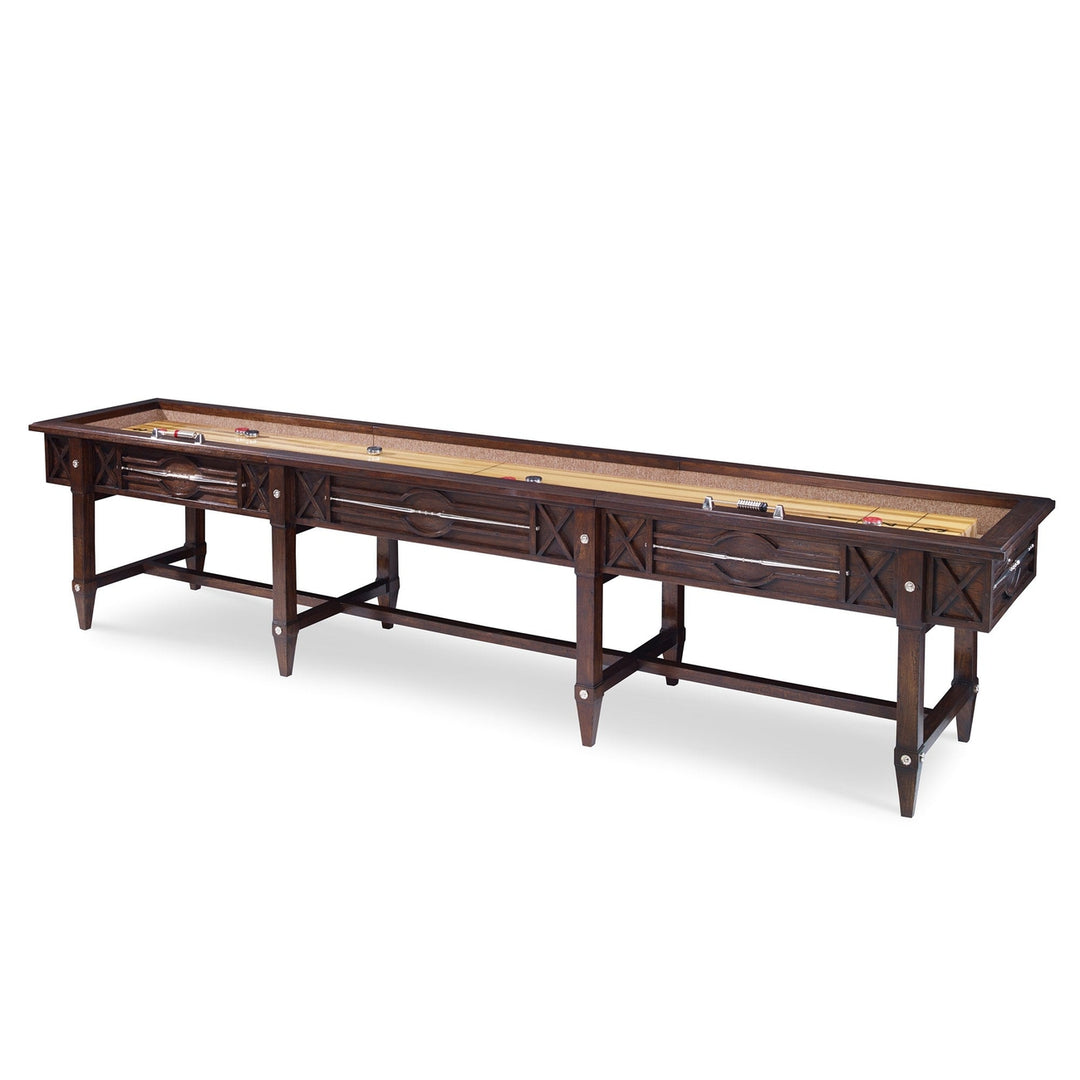 Spindle Shuffleboard Table-Ambella-AMBELLA-17554-935-012-Game TablesWalnut-6-France and Son