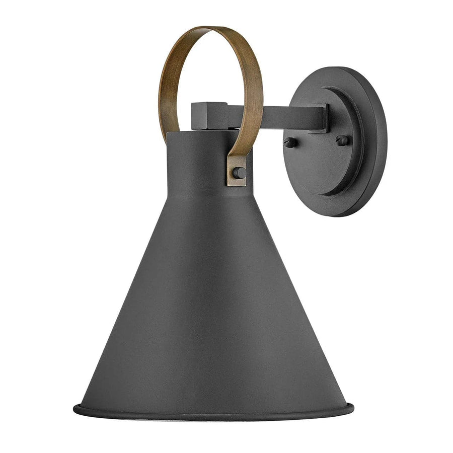 Outdoor Winnie - Small Wall Mount Lantern-Hinkley Lighting-HINKLEY-18870MB-LL-Outdoor Wall Sconces-1-France and Son