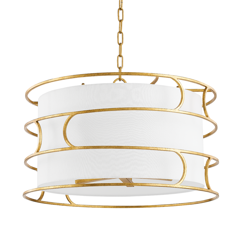 Reedley 5 Light Chandelier-Troy Lighting-TROY-F8125-VGL-ChandeliersGold-2-France and Son