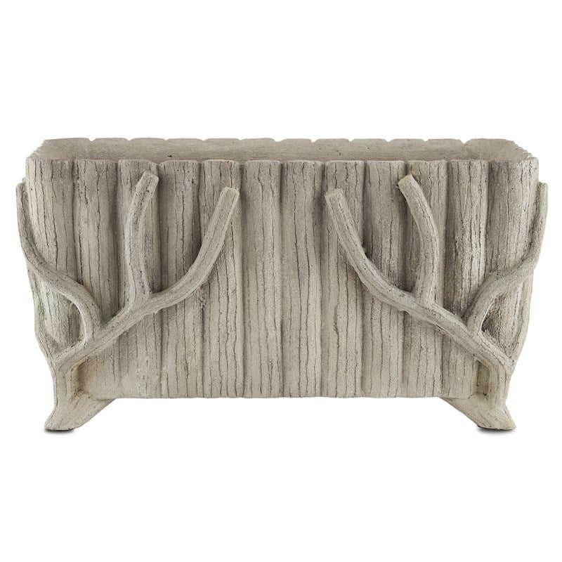 Faux Bois Rectangular Planter-Currey-CURY-2200-0022-Planters-2-France and Son