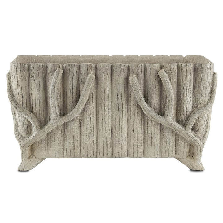 Faux Bois Rectangular Planter-Currey-CURY-2200-0022-Planters-2-France and Son