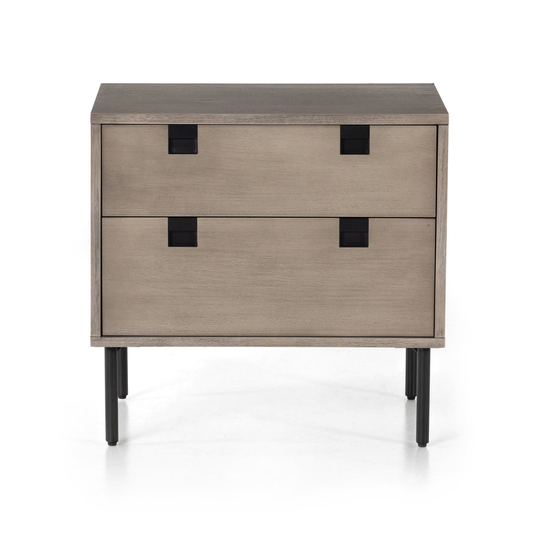 Carly 2 Drawer Nightstand - Grey Wash Vene-Four Hands-FH-221317-002-Nightstands-4-France and Son