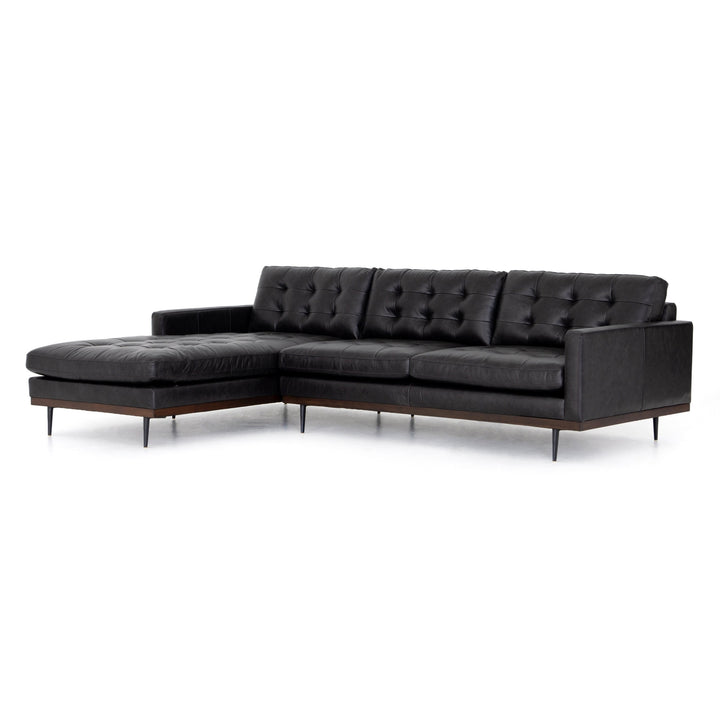 Lexi 2pc Sectional-Four Hands-FH-223208-009-SectionalsSonoma Black / Left Arm-1-France and Son