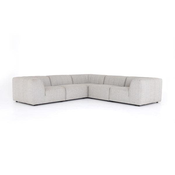 Gwen Outdoor 5 Pc Sectional-Four Hands-FH-223219-001-Outdoor SectionalsFaye Ash-1-France and Son