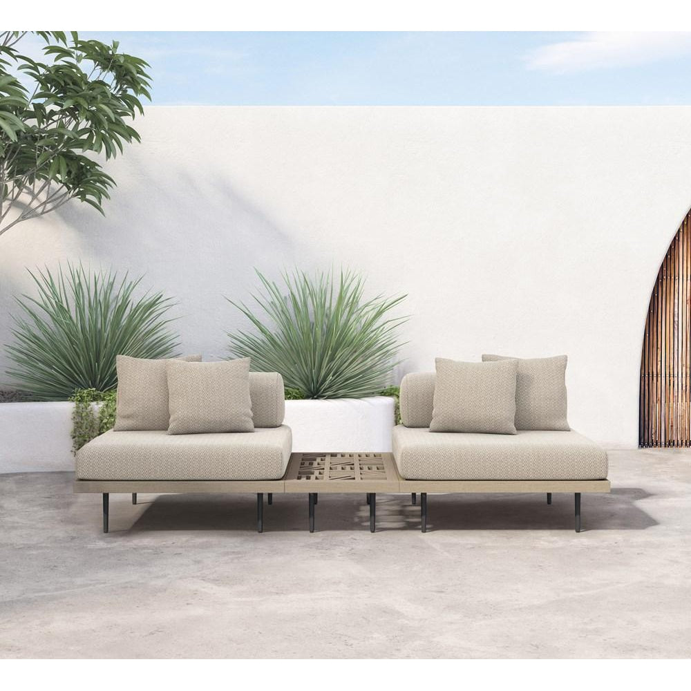 Yves Outdoor Sectional-Four Hands-FH-223276-001-Outdoor Sectionals3 PC-None-2-France and Son