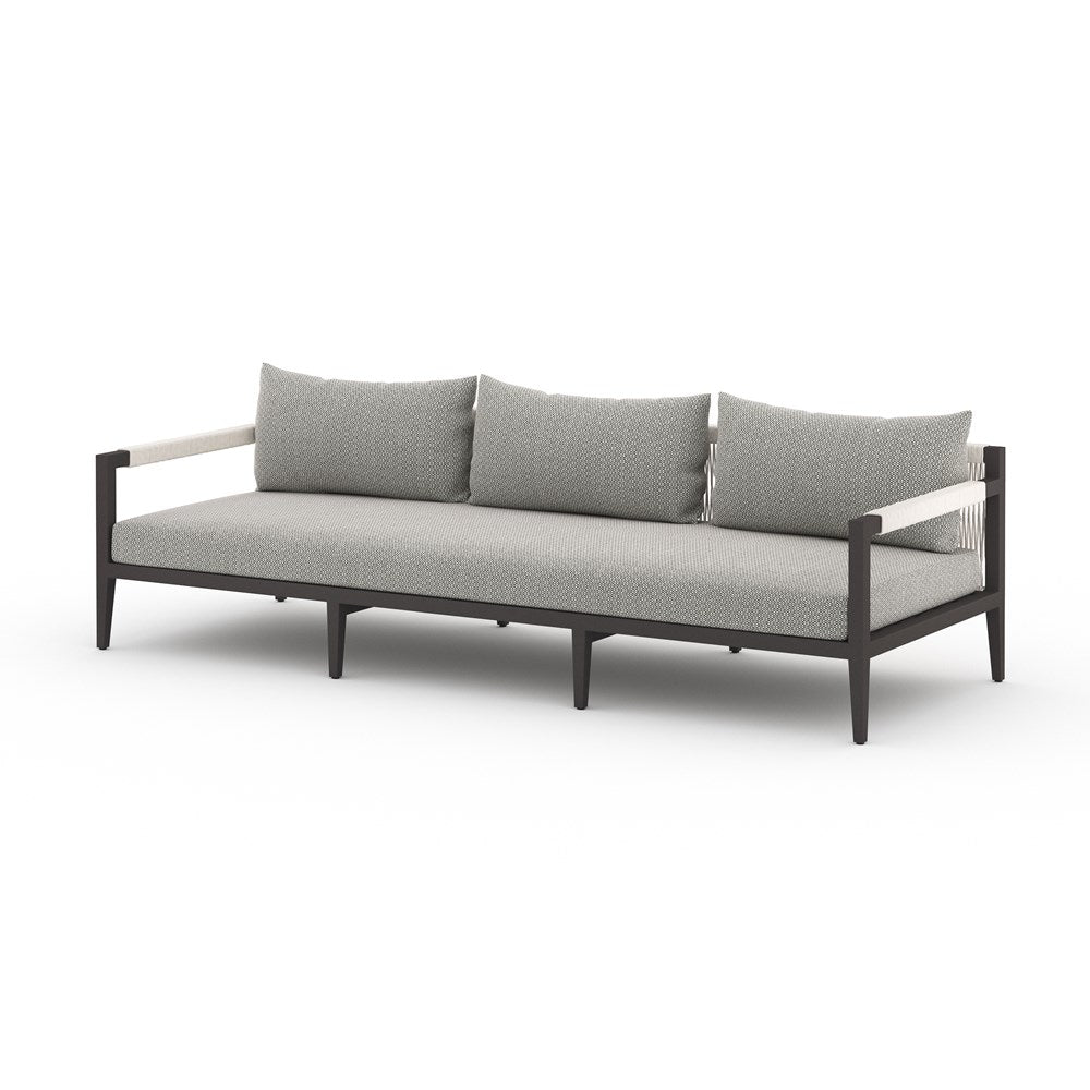 Sherwood Outdoor Sofa-93"-Four Hands-FH-223340-004-Outdoor SofasBronze Aluminum / Ivory Rope-Faye Ash-27-France and Son