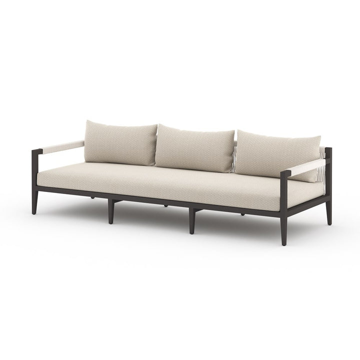 Sherwood Outdoor Sofa-93"-Four Hands-FH-223340-006-Outdoor SofasBronze Aluminum / Ivory Rope-Faye Sand-25-France and Son