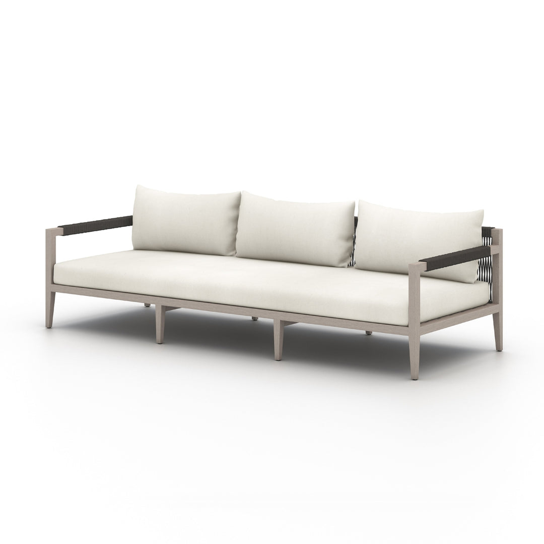 Sherwood Outdoor Sofa-93"-Four Hands-FH-223340-019-Outdoor SofasWeathered Grey / Dark Grey Rope-Natural Ivory-32-France and Son