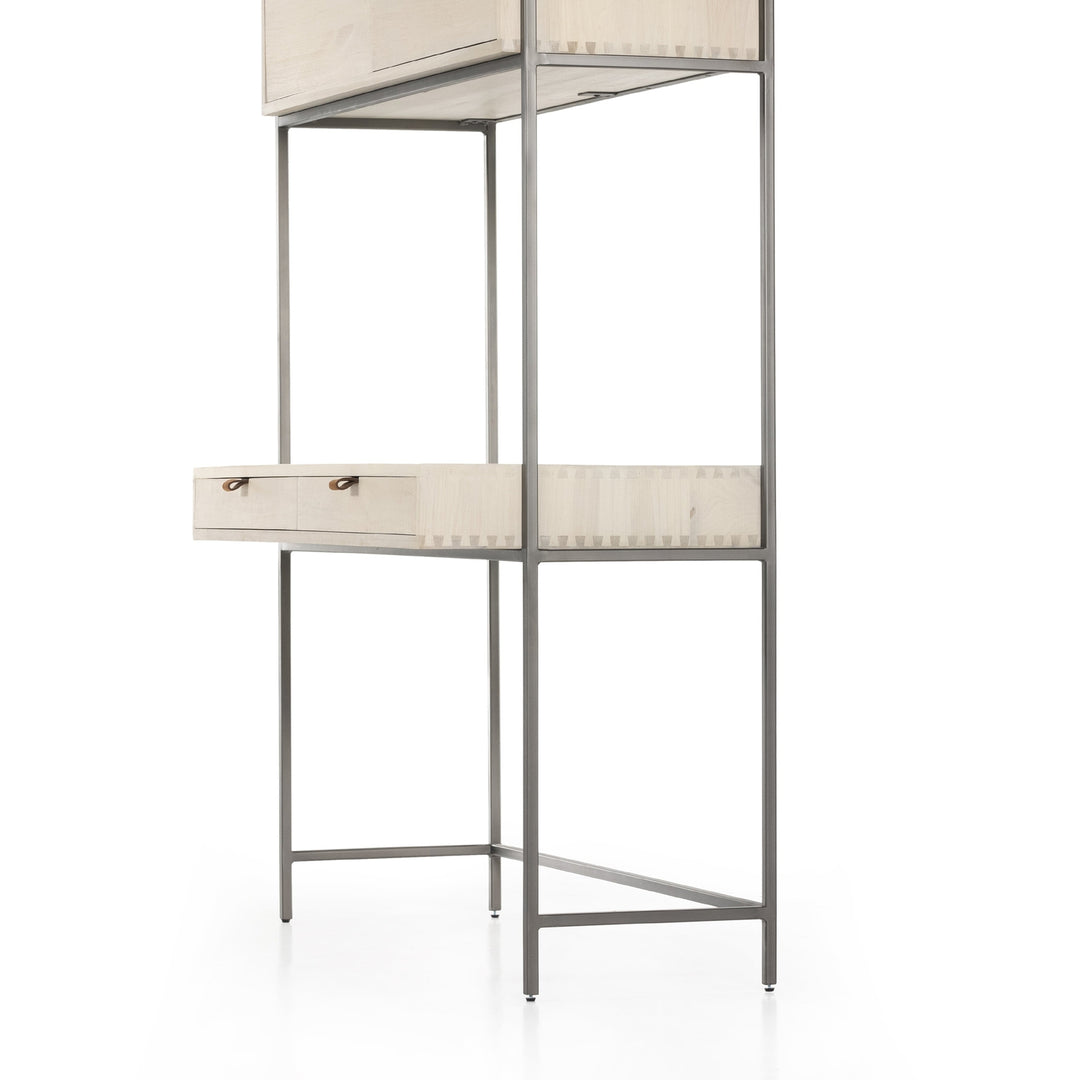 Trey Modular Wall System-Four Hands-FH-223961-001-Bookcases & CabinetsAuburn Poplar-Wide Bookcase-41-France and Son