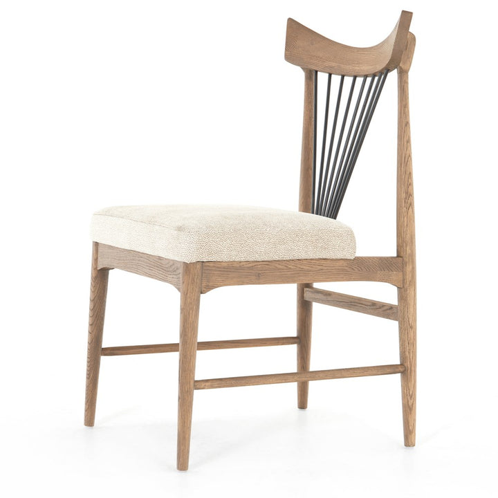 Solene Dining Chair-Darren Ecru-Four Hands-FH-224555-002-Dining Chairs-3-France and Son
