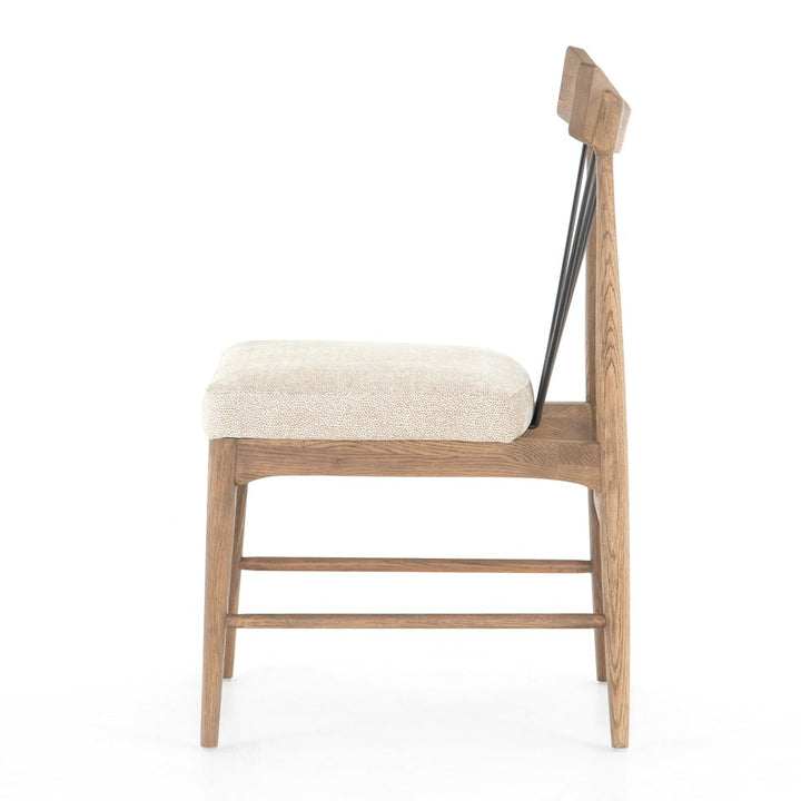 Solene Dining Chair-Darren Ecru-Four Hands-FH-224555-002-Dining Chairs-5-France and Son