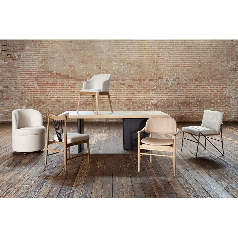 Solene Dining Chair-Darren Ecru-Four Hands-FH-224555-002-Dining Chairs-2-France and Son