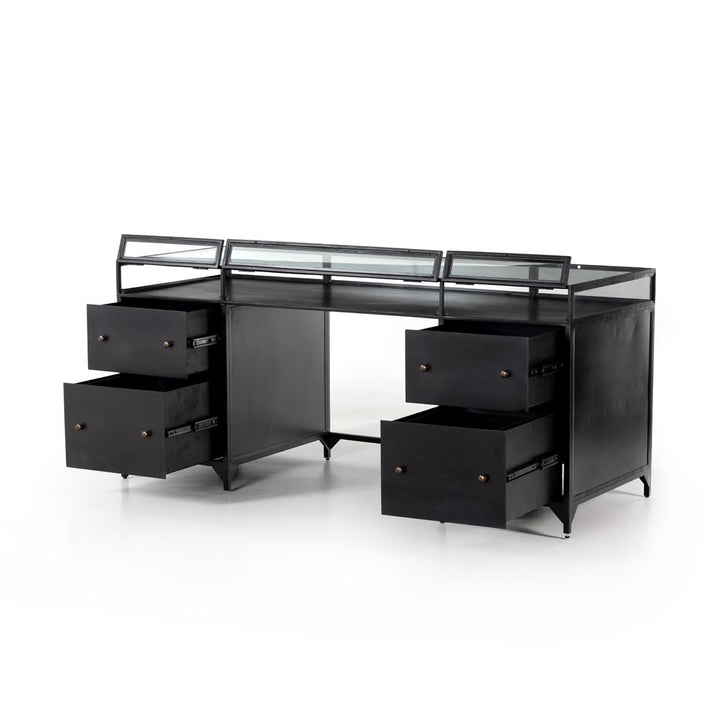 Shadow Box Executive Desk-Four Hands-FH-224897-002-DesksBlack-4-France and Son