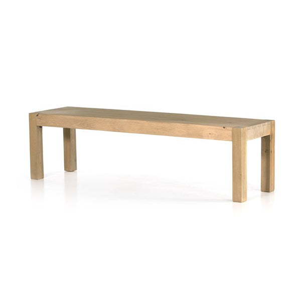 Isador Dining Bench-Four Hands-FH-225067-001-BenchesDry Wash Poplar-68.5"-3-France and Son