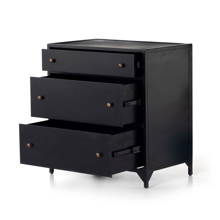 Belmont Storage Nightstand-Four Hands-FH-104430-003-NightstandsSmall-Black-12-France and Son