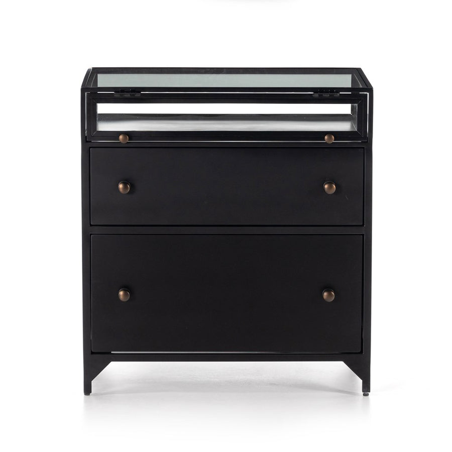 Shadow Box Nightstand-Four Hands-FH-225135-002-NightstandsBlack-2-France and Son